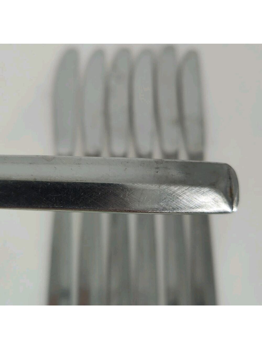 7X BK Ekco Silver Stainless Silverware - ATWOOD - Butter Knives